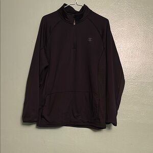 Champion Black Performance Jacket Matte Finish